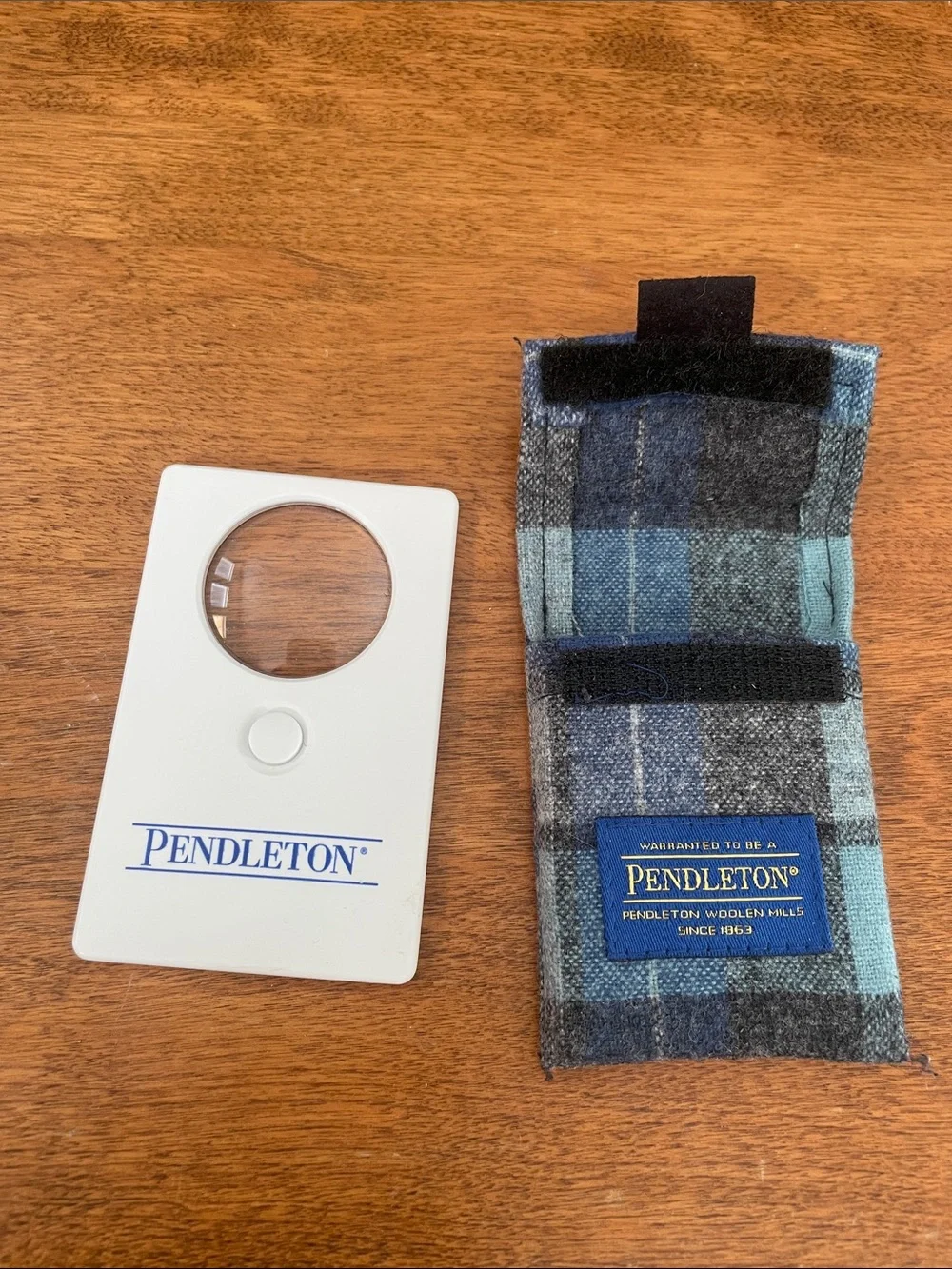 Pendleton wool card